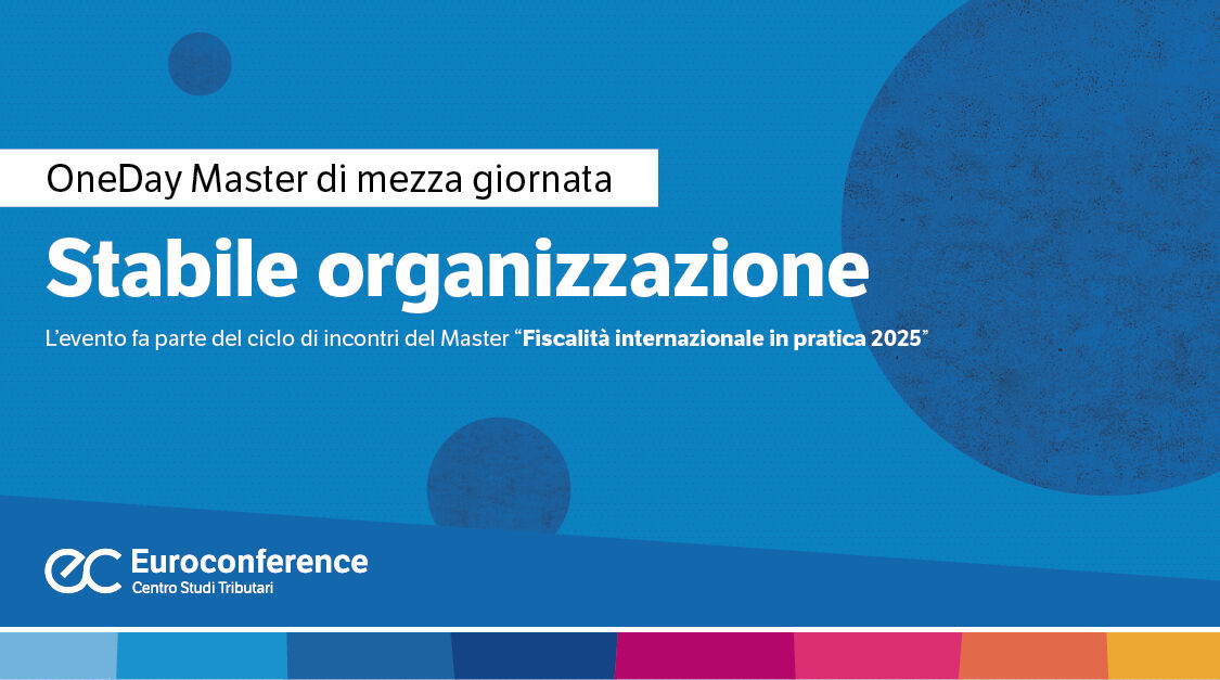 Immagine Stabile organizzazione | Euroconference